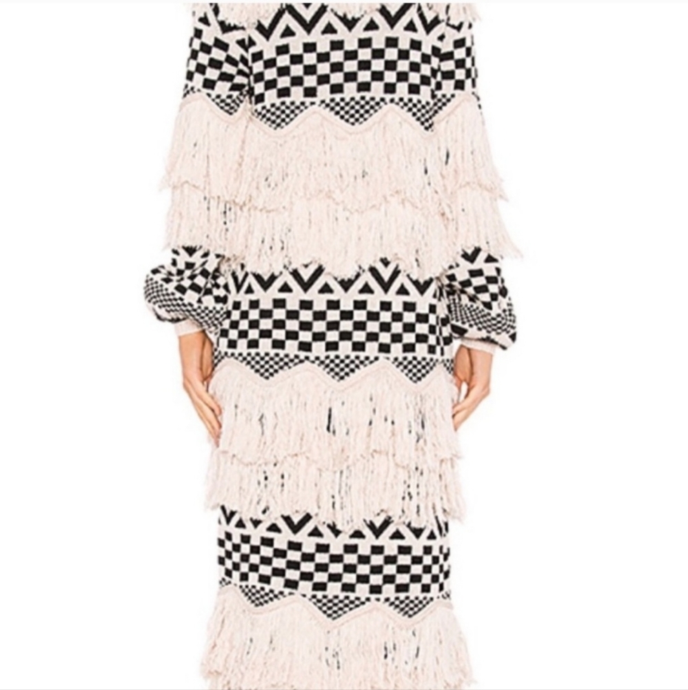 House of Harlow 1960 Bone X Revolve Ash Duster Size Medium - Picture 10 of 10